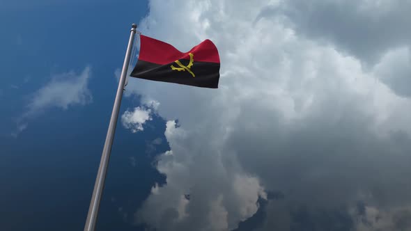 Angola Flag Waving - 2K