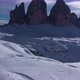 Tre Cime Di Lavaredo on Sunny Day in Winter - VideoHive Item for Sale