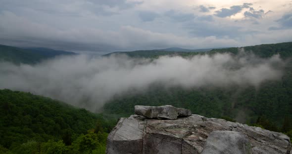 River of Clouds - Red Creek Valley - Dolly Sods Wilderness - West Virginia - Time Lapse, 