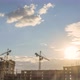 Construction of Apartments and Sunset - VideoHive Item for Sale
