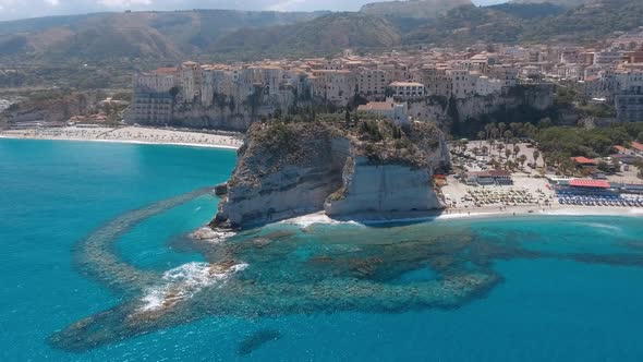 Calabria Coastline in Summer Season