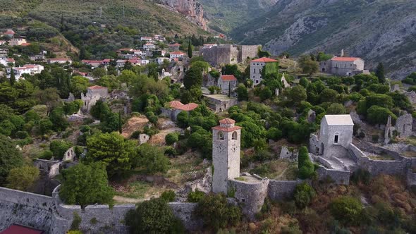 Remains of Ancientt City with Old Wall