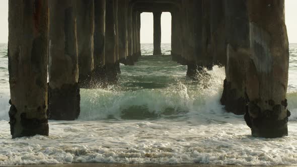 Beautiful Ocean Footage Shot on RED Helium Weapon Cinema Camera Stormy Beach