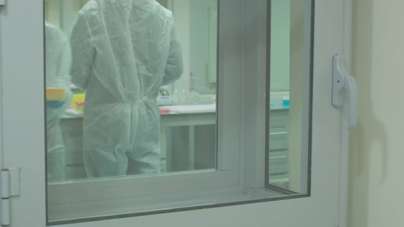 Work on Samples of Substances is Carried Out in the Laboratory