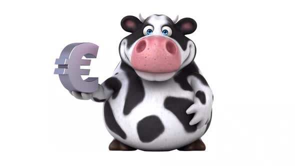 Fun cow - 3D Animation with alpha