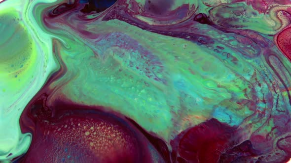 Abstract Colorful Sacral Liquid Waves Texture 100