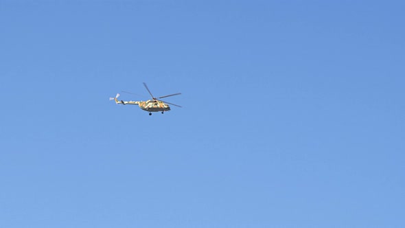 Military Helicopter Fly