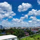 Blue cloudy sky at summer day with Urban forest and Bangkok city downtown - VideoHive Item for Sale