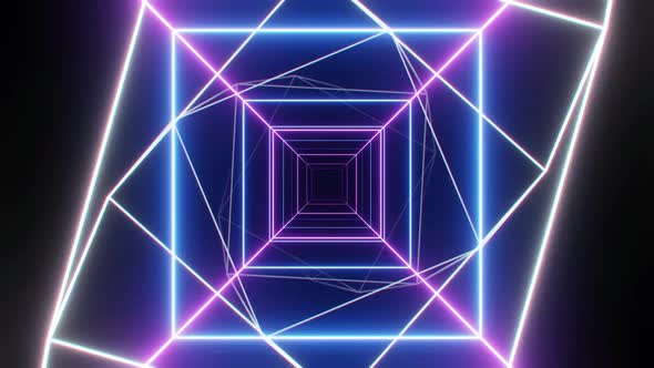 Neon Light VJ Loop Background