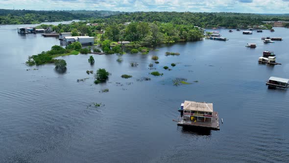 Stunning landscape of Amazon Forest at Amazonas State Brazil.