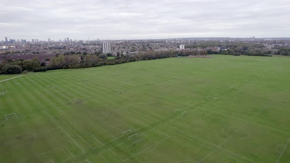 Hackney Marshes Famous for Sunday League Football Pitches in London