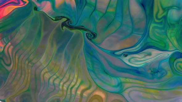 Abstract Colorful Sacral Liquid Waves Texture 678