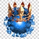 Corona Virus Crown 4k Blue - VideoHive Item for Sale