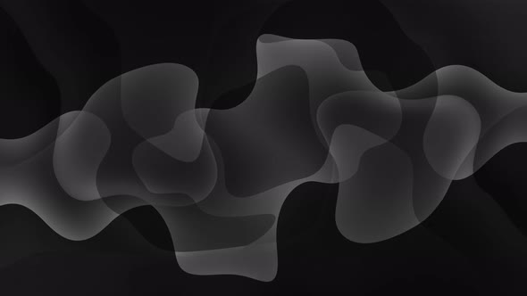 Black White Waves Background