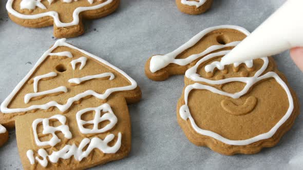 Christmas Holiday Gingerbread Cookie