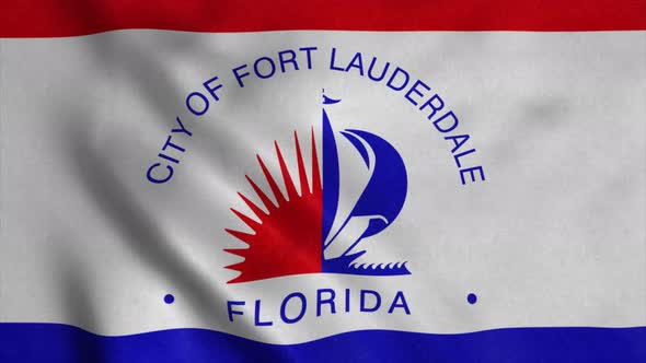 Fort Lauderdale Flag Florida United States of America