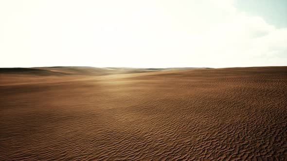 Aerial of Red Sand Dunes in the Namib Desert