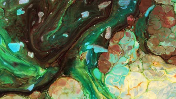 Psychedelic Colour Paint  Spreading Swirling 83 alt