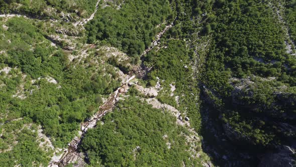 Beautiful Mountains in the Albanian Alps Theth National Park