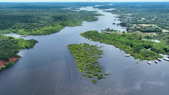 Stunning landscape of Amazon Forest at Amazonas State Brazil.