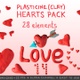 Plasticine (Clay) Hearts Pack - VideoHive Item for Sale