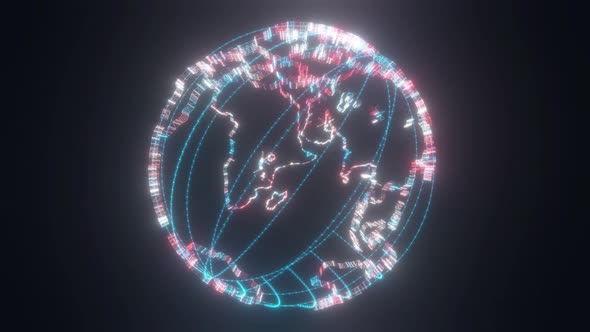 Planet Earth Hud Hologram 4k alt