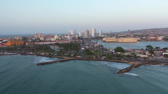 Evening in Cartagena Colombia