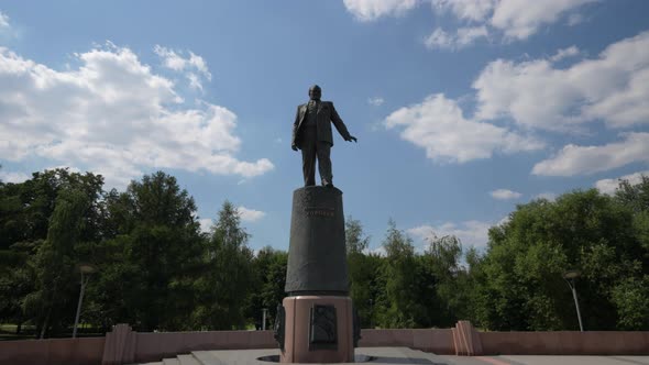 Monument to Prince Vladimir at the Moscow Kremlin