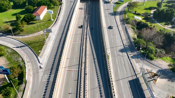 Traffic Aerial View Turkey Antalya 4 K