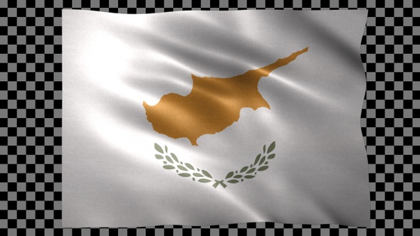 Cyprus Waving Flag Looped