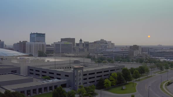 Early morning in downtown Wichita Kansas