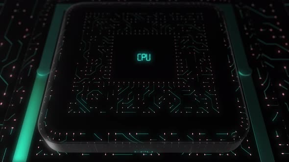 Digital Circuit Board Cpu