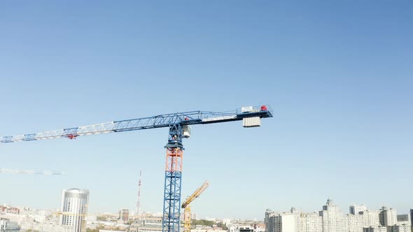 Construction Site on the City Background alt