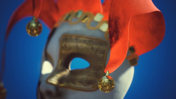 Venetian Carnival Masks with Gold