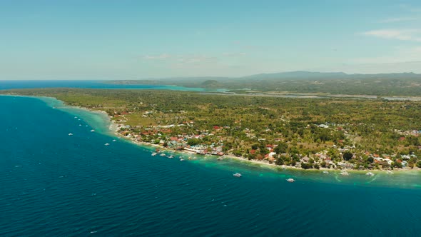 The Coast of the Island of Cebu, Moalboal, Philippines