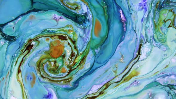 Psychedelic Cosmos Galaxy Paint Texture Background  alt