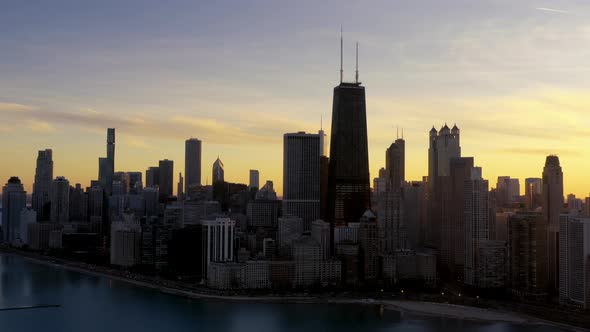 Chicago Cityscape at Dusk - Lake Shore Drive