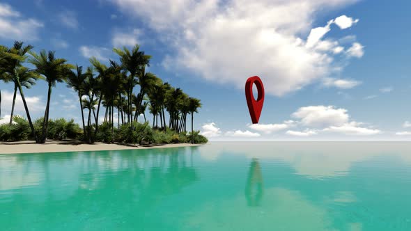 Geolocation Tag Near Tropical Island alt