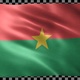 Burkina Faso Waving Flag Looped - VideoHive Item for Sale