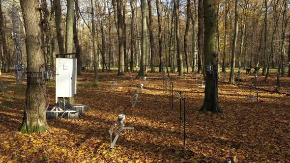 Science Station Scientific Measurement of Respiration Tree Trunk Floodplain Soil Forest Carbon