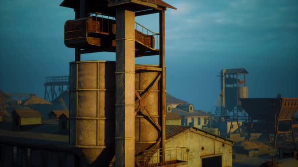 Winding Head and Building at the National Coal Minning Museum