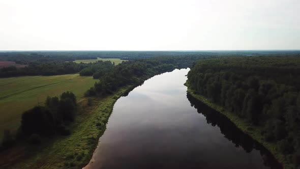 Wonderful Landscape Of The Western Dvina River 12