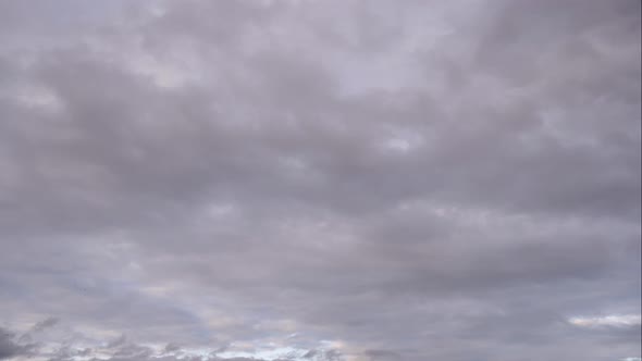 Timelapse Sky and Black Cloud