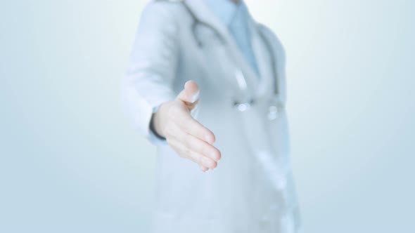 Doctor Reaching Out Hand