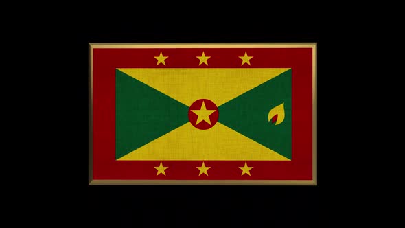 Grenada 3D Flag