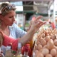 Young Happy Women Shopping Vegetables and Fruits on the Market - VideoHive Item for Sale