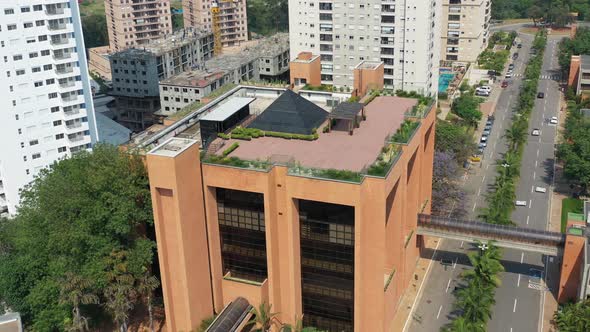 Corporate buildings at  downtown district of Sao Paulo Brazil.