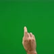Set of 10 different touchscreen hand gestures fast and slow on greenscreen  - VideoHive Item for Sale