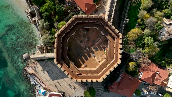 Alanya Castle Alanya Kalesi Aerial View