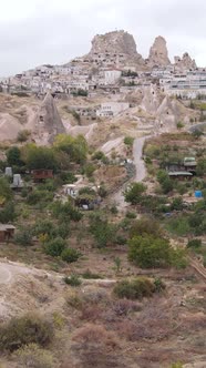 Cappadocia Landscape Aerial View